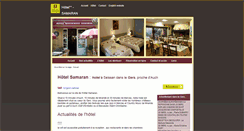 Desktop Screenshot of hotel-samaran.fr